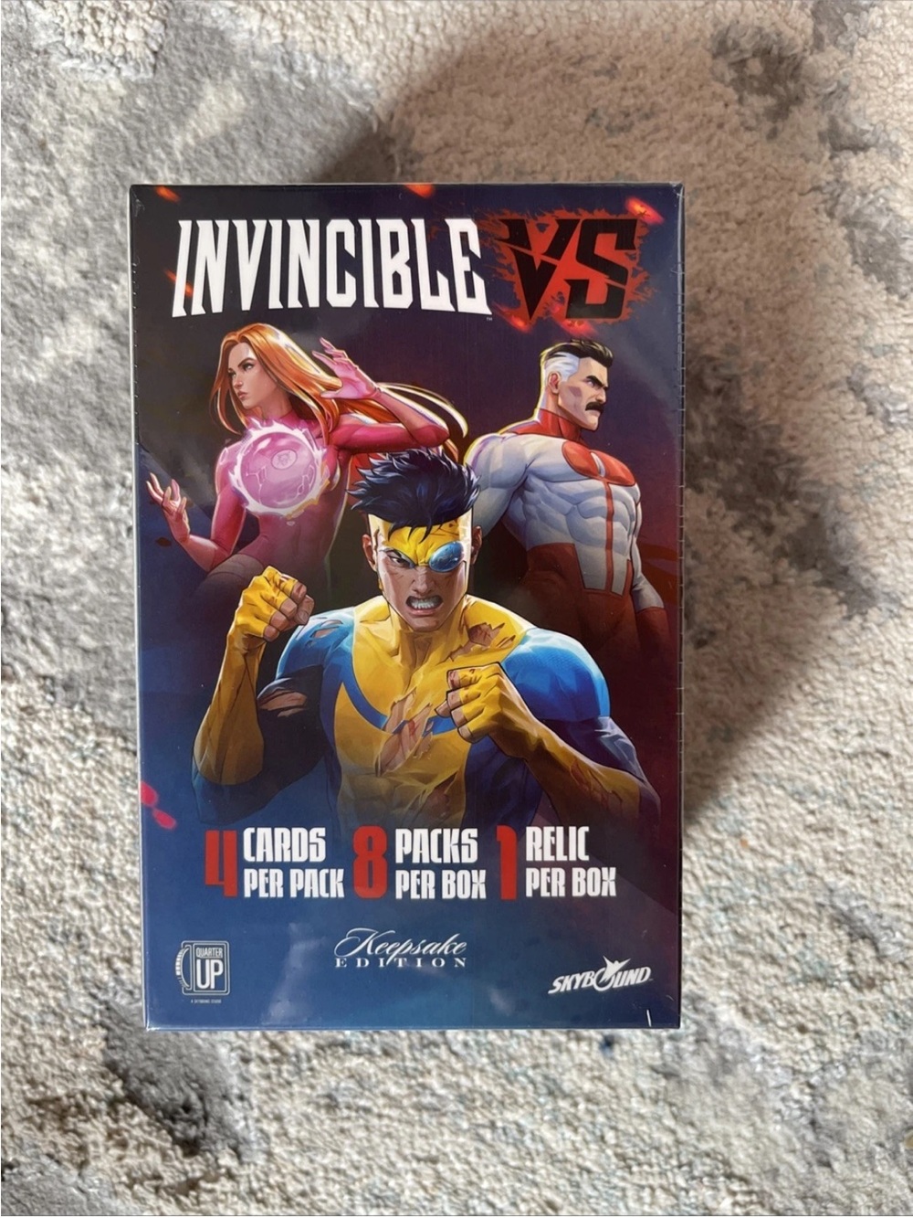 KEEPSAKE the Label Invincible VS Card Game Box - Blue, Yellow, Red